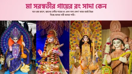 মা সরস্বতীর গায়ের রং সাদা কেন 