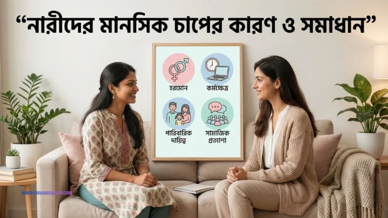 নারীরা কেন বেশি মানসিক চাপে ভোগে? কারণ, লক্ষণ ও মুক্তির উপায়