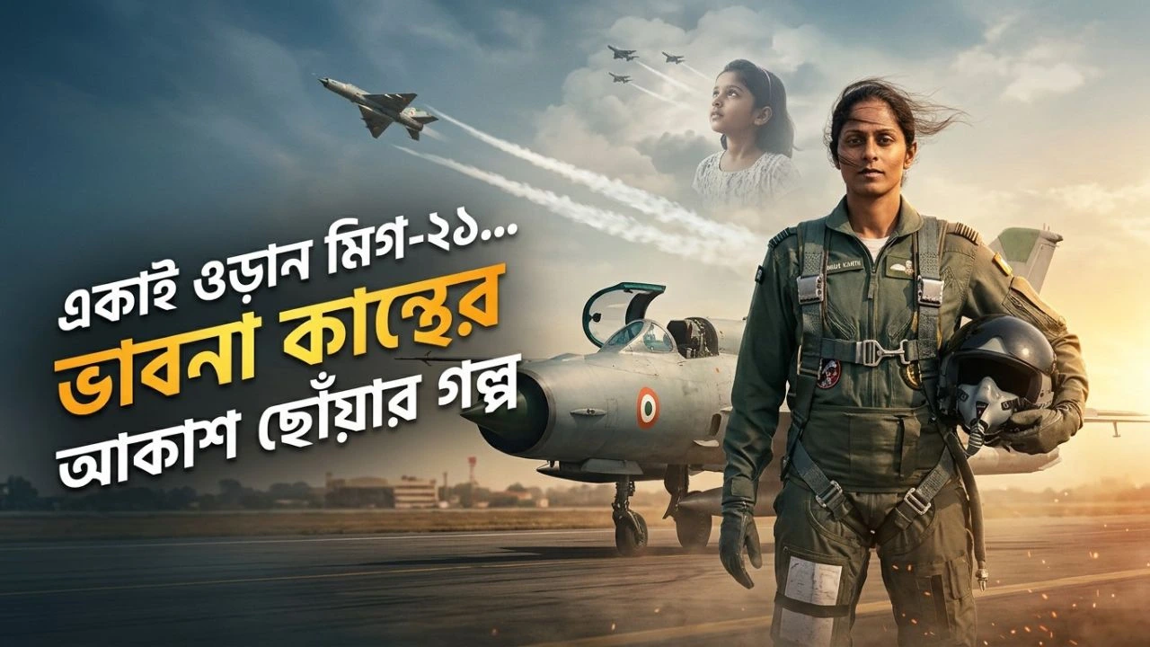 ভারতের প্রথম মহিলা ফাইটার পাইলট ভাবনা কান্থ: বিহারের সাধারণ মেয়ের আকাশ ছোঁয়ার অবিশ্বাস্য গল্প