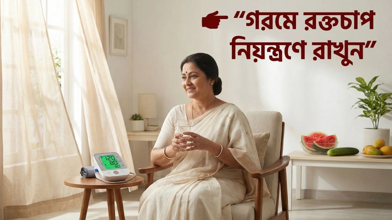 গরমে হঠাৎ বাড়তে পারে রক্তচাপ! সুস্থ থাকতে মেনে চলুন এই ৫ বিশেষ টিপস