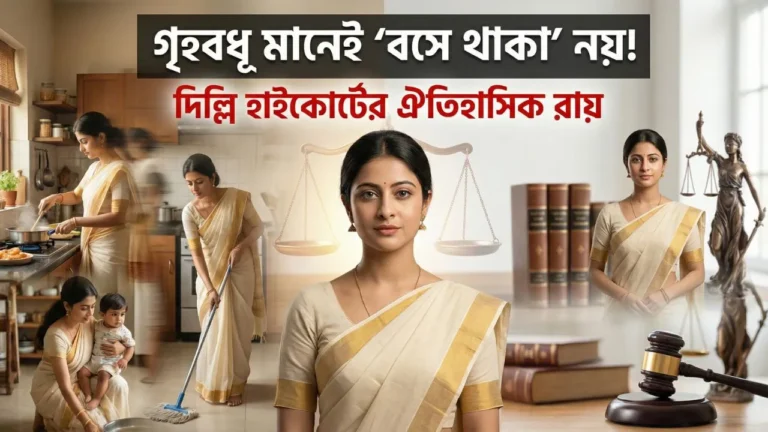 বাড়ির বৌয়ের কাজ চাকরির থেকে কিছু কম নয়, নারী অধিকার নিয়ে বড় রায় দিল্লি হাইকোর্টের