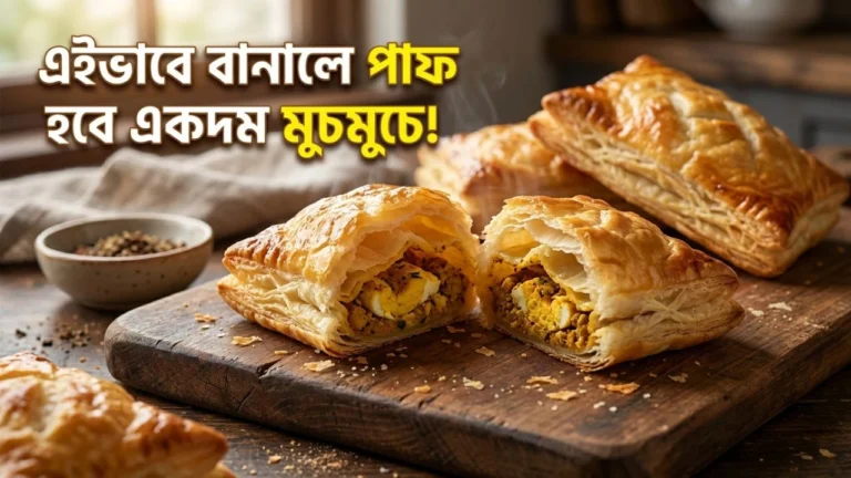 বেকারির মতো মুচমুচে এগ পাফ তৈরির সহজ রেসিপি: বাড়িতেই বানিয়ে ফেলুন