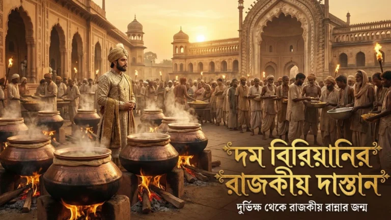 দম বিরিয়ানির রাজকীয় দাস্তান: দুর্ভিক্ষের হাহাকার থেকে যেভাবে জন্ম নিল রাজকীয় এই পদ