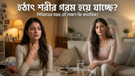 পিরিয়ডের সময় হঠাৎ শরীর গরম হয়ে ঘামছেন? জানুন কেন এমন হয় এবং কখন সতর্ক হবেন!