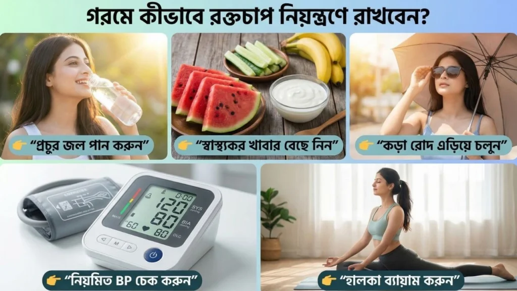 How to Control Blood Pressure in Summer