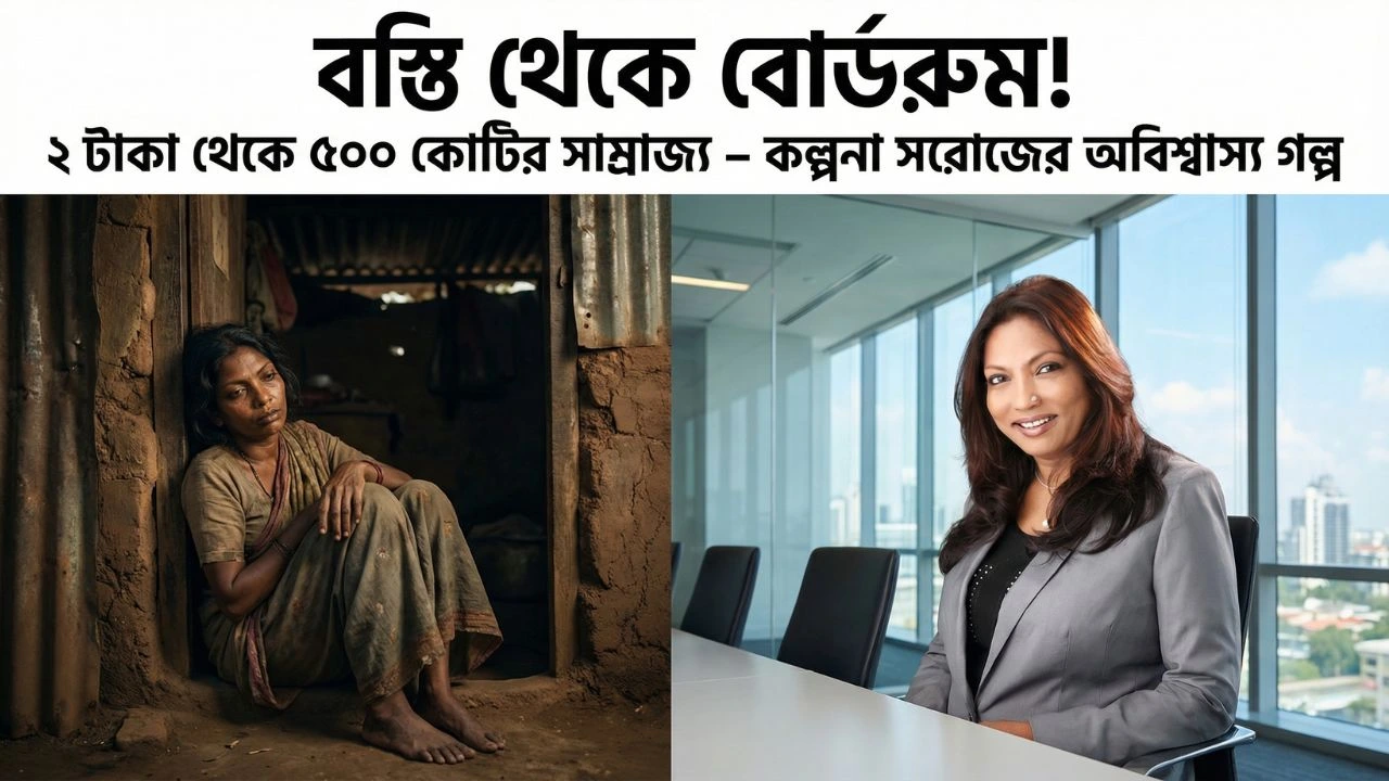 ১২ বছরে বাল্যবিবাহ! মাত্র ২ টাকার ব্যবসা করে আজ ৫০০ কোটির সাম্রাজ্য, কীভাবে ভারতের ‘স্ল্যামডগ মিলিওনেয়ার’ হলেন কল্পনা সরোজ?