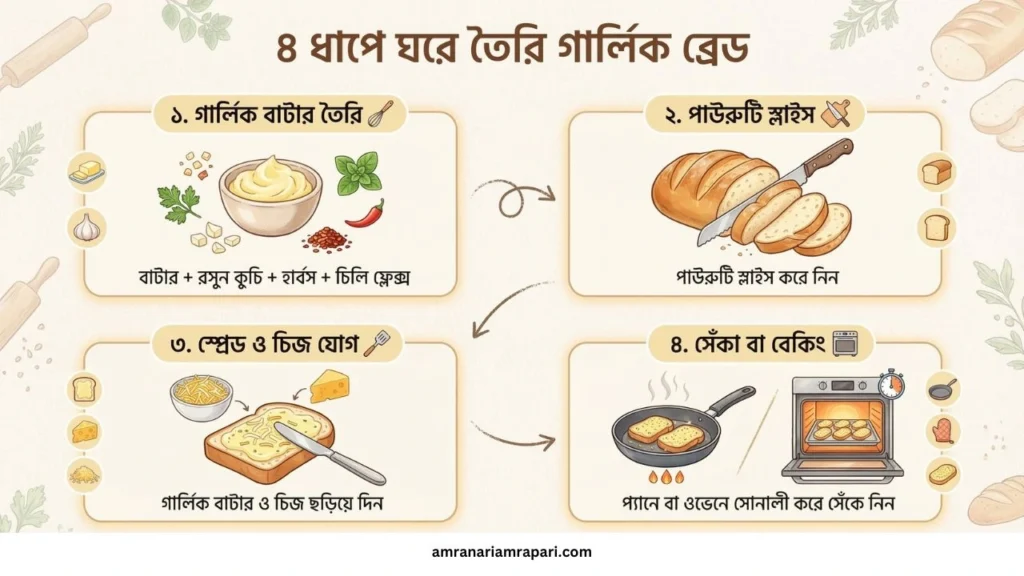 How to Make Garlic Bread at Home