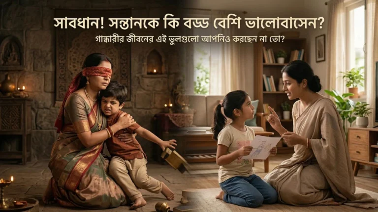 সন্তান মানুষ করা আজকাল খুব কঠিন! আধুনিক যুগের বাবা-মায়েদের জন্য গান্ধারীর চরম শিক্ষা