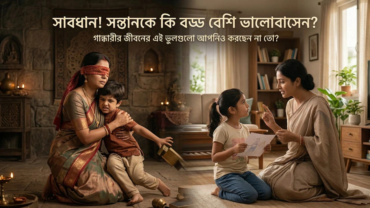 সন্তান মানুষ করা আজকাল খুব কঠিন! আধুনিক যুগের বাবা-মায়েদের জন্য গান্ধারীর চরম শিক্ষা