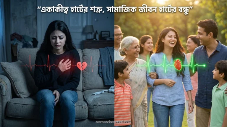 একাকীত্ব কি হৃদরোগের কারণ? জানুন সামাজিক যোগাযোগ কীভাবে হার্ট অ্যাটাকের ঝুঁকি কমায়