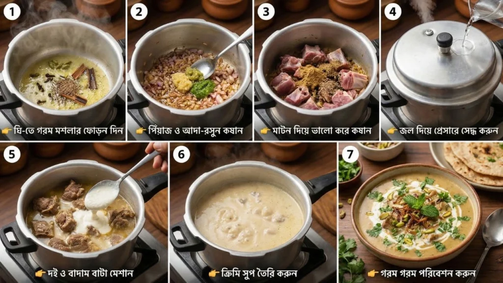 Step-by-Step Method of Making Mutton Marag Recipe