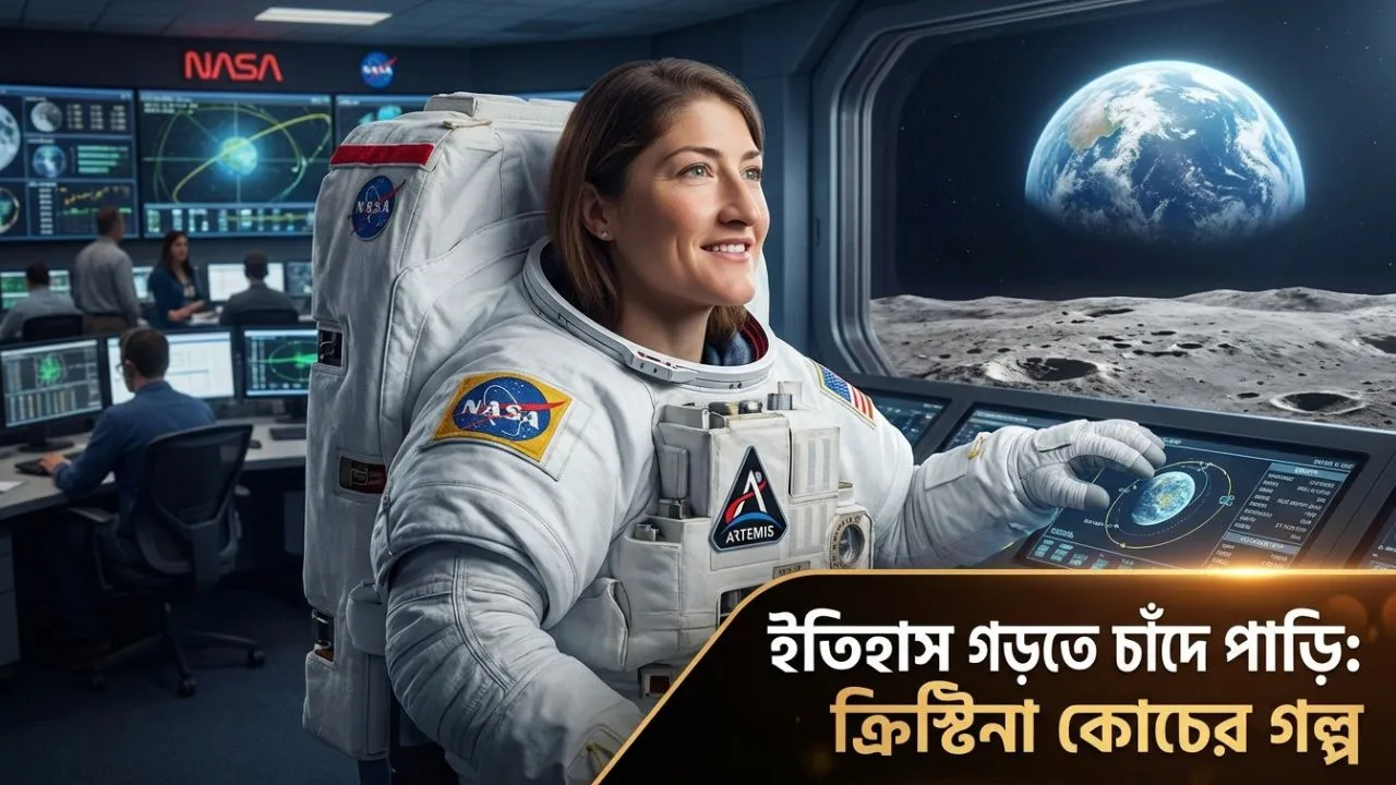 চাঁদের বুকে পা প্রথম নারী মহাকাশচারীর! প্রায় ৫০ বছর পর ইতিহাস গড়তে চলেছেন অদম্য ক্রিস্টিনা কোচ