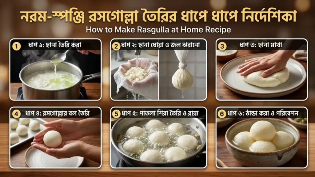 How to Make Rasgulla at Home Recipe