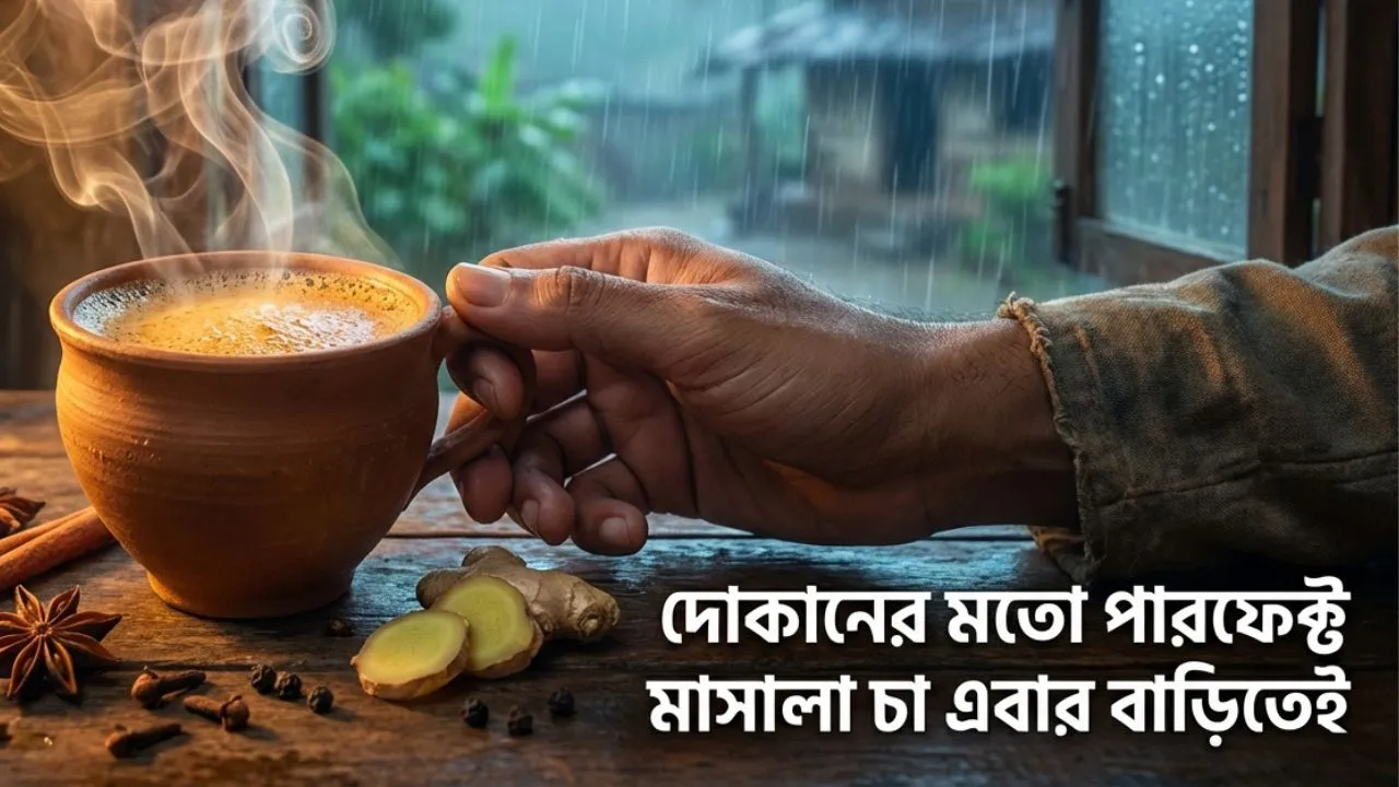 মাসালা চা তৈরির রেসিপি, জেনে নিন পারফেক্ট কড়ক চা বানাবেন কীভাবে